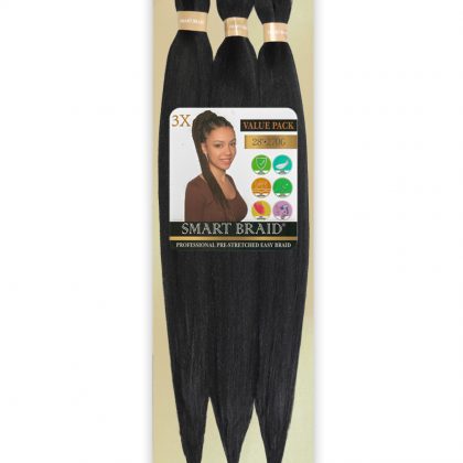 X Smart 3x PRE STRETCH BRAIDS 28" #1