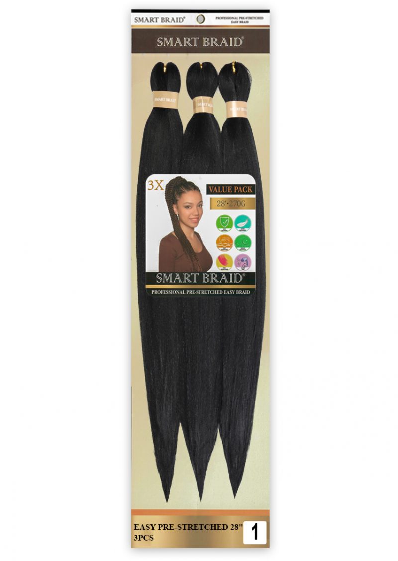 X Smart 3x PRE STRETCH BRAIDS 28" #1