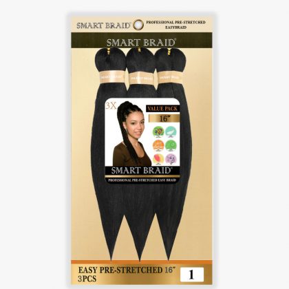 X Smart 3x Pre Stretch Braids 16" #1