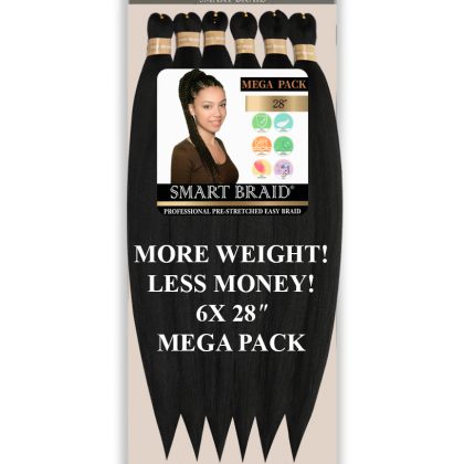 X Smart 6x Pre Stretch Braids 28" #1