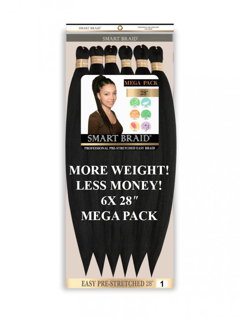 X Smart 6x Pre Stretch Braids 28" #1