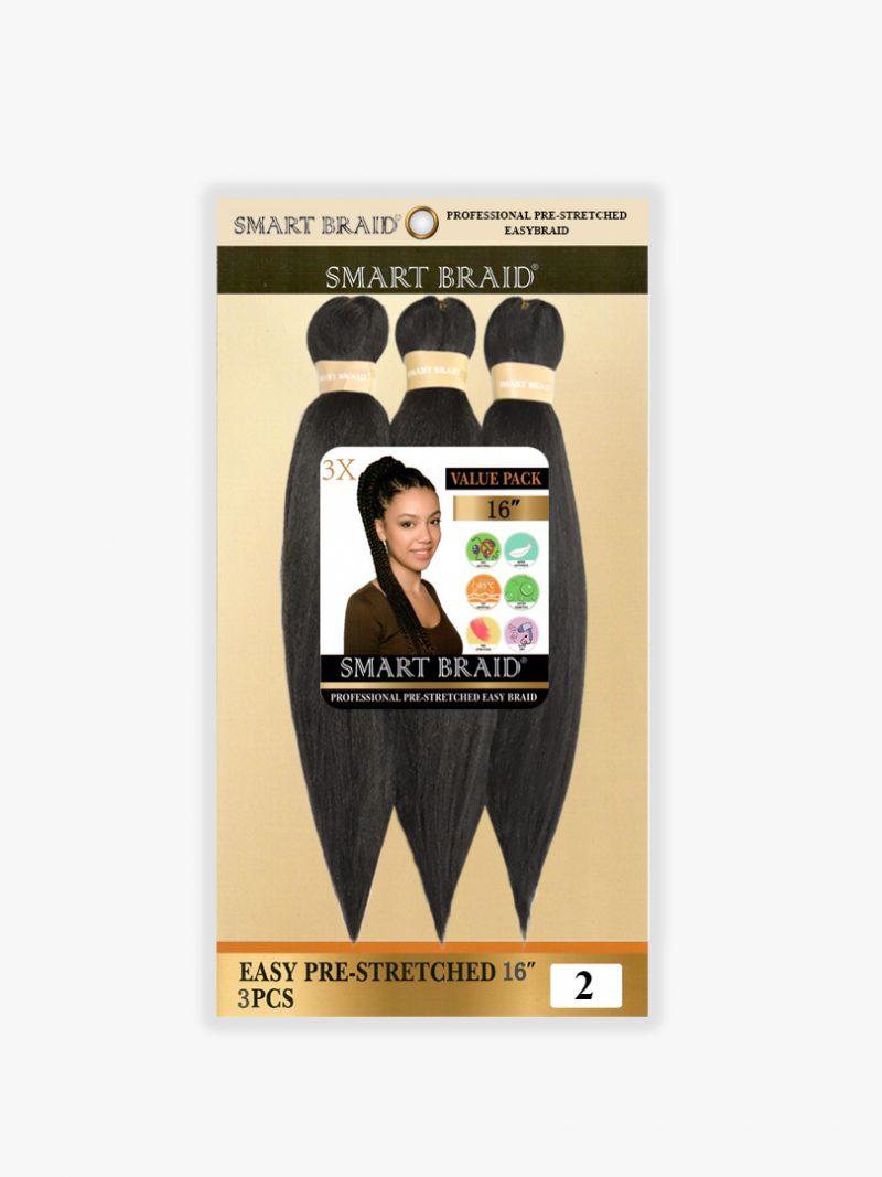 X Smart 3x Pre Stretch Braids 16" #2