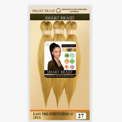 X Smart 3x Pre Stretch Braids 16" #27