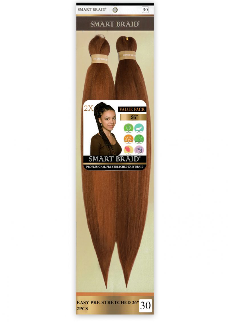 X Smart 2x Pre Stretch Braids 26" #30