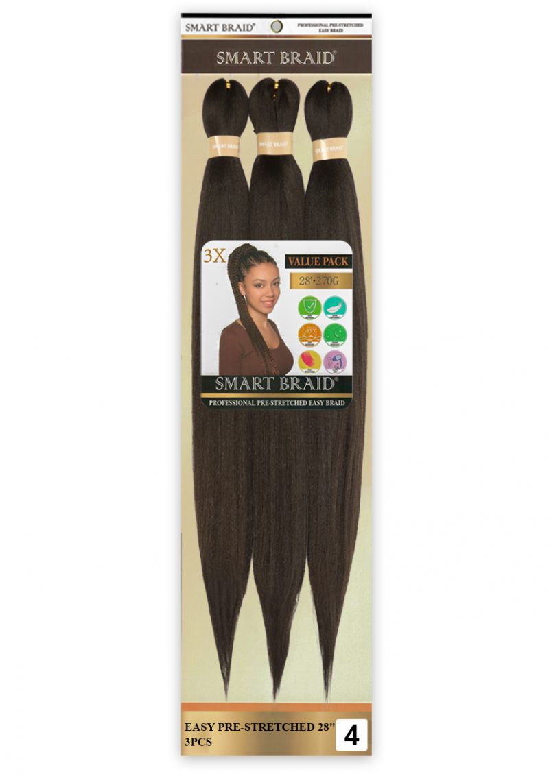 X Smart 3x PRE STRETCH BRAIDS 28" #4