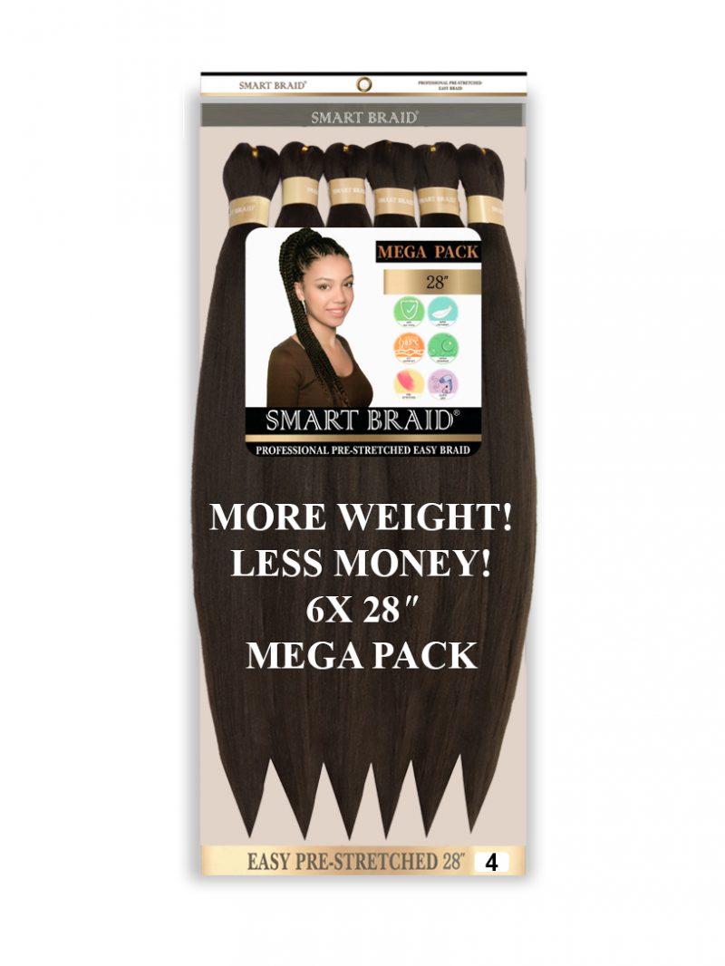 X Smart 6x Pre Stretch Braids 28" #4