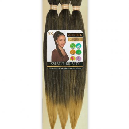 X Smart 3x PRE STRETCH BRAIDS 28" #T1B/27
