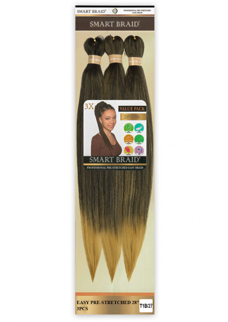 X Smart 3x PRE STRETCH BRAIDS 28" #T1B/27