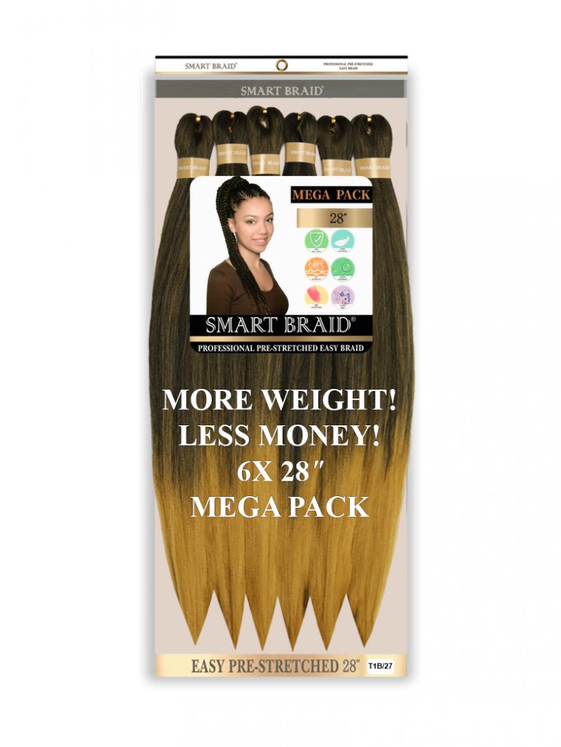 X Smart 6x Pre Stretch Braids 28" #T1B/27