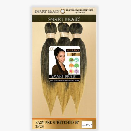 X Smart 3x Pre Stretch Braids 16" #T1B/27