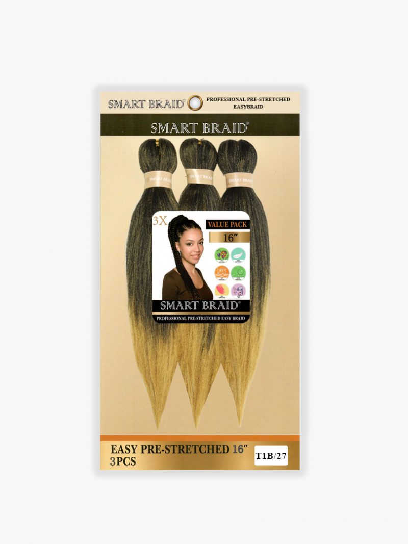X Smart 3x Pre Stretch Braids 16" #T1B/27