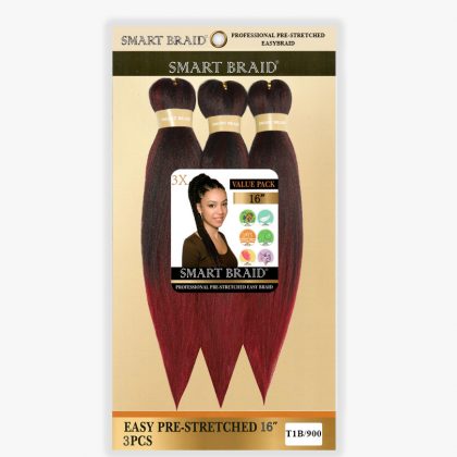 X Smart 3x Pre Stretch Braids 16" #T1B/900