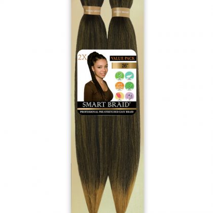 X Smart 2x Pre Stretch Braids 26" #T1B/27