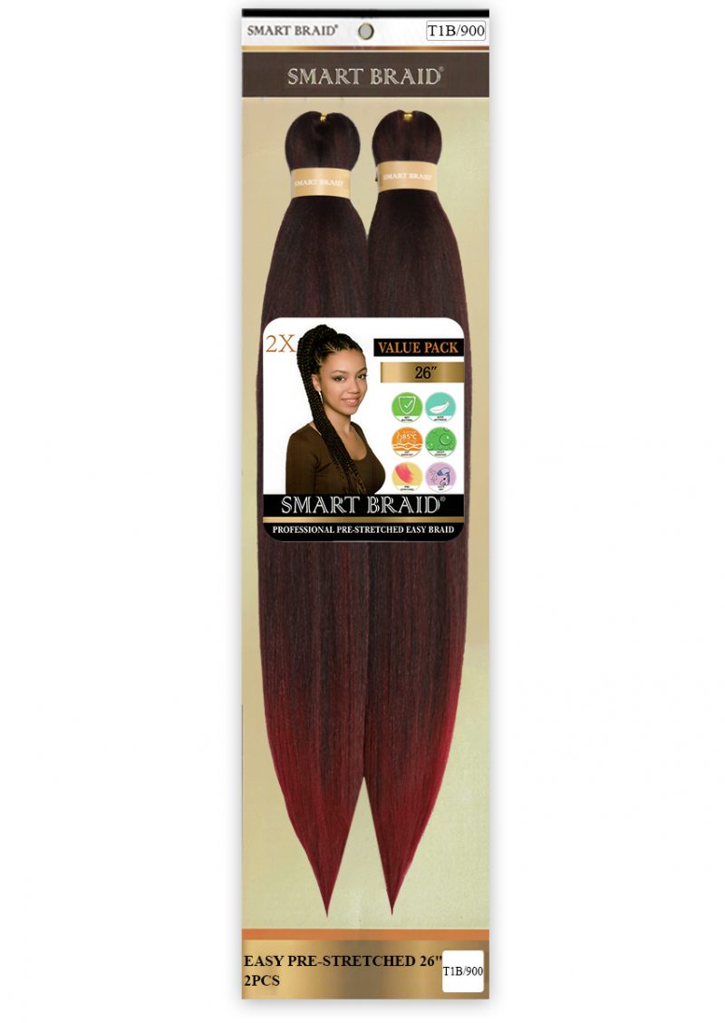 X Smart 2x Pre Stretch Braids 26" #T1B/900